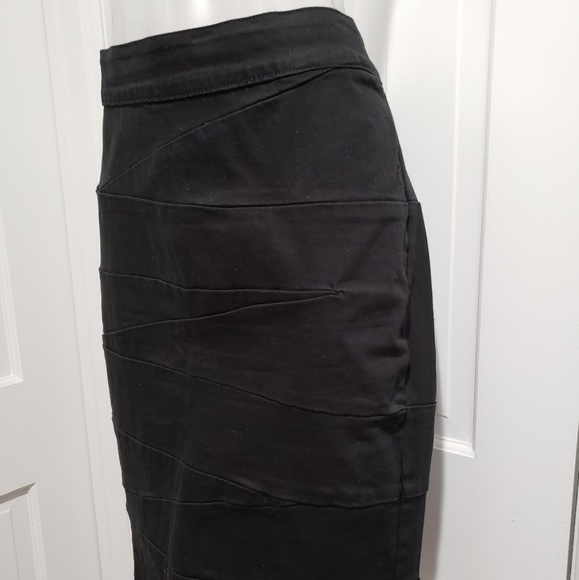 Lane Bryant Black Denim Skirt - Picture 3 of 5